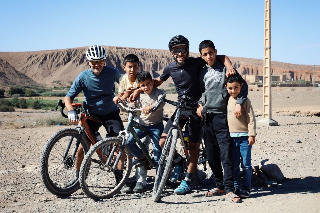 Gravel Riding in Morocco: The Ultimate Guide to Morocco's Cycling Paradise 2 Cyclists enjoying gravel riding in Morocco