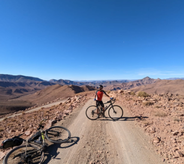 Bike touring in morocco