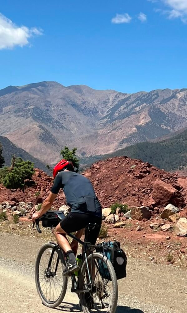 Backpacking in Morocco – Backpacker exploring the High Atlas Mountains, Marrakech, and the Sahara Desert during an unforgettable 8 day adventure 