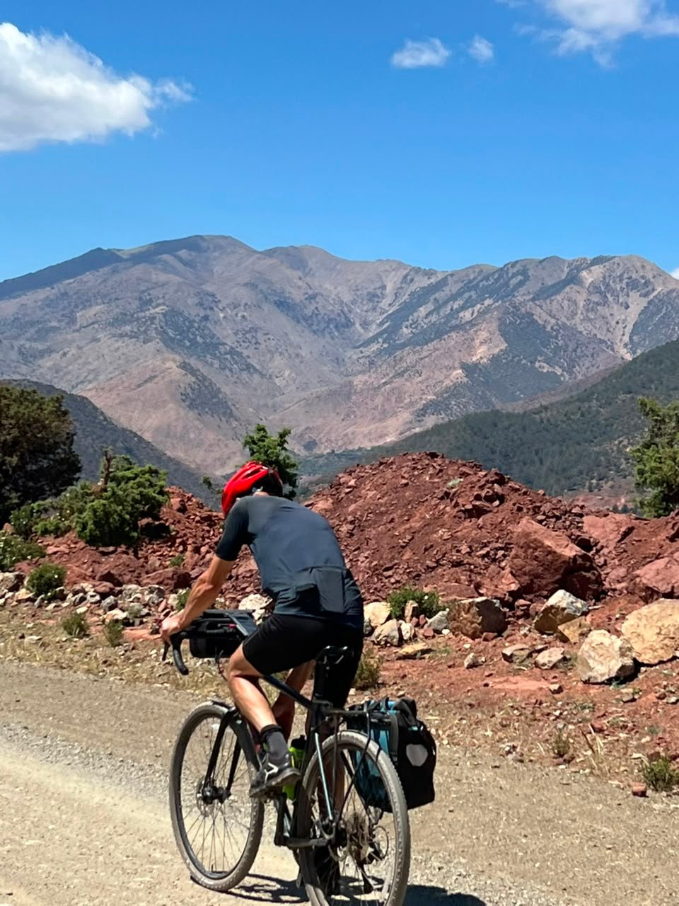 Backpacking in Morocco – Backpacker exploring the High Atlas Mountains, Marrakech, and the Sahara Desert during an unforgettable 8 day adventure 