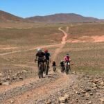 Gravel bike in Morocco through traditional Amazigh villages in the High Atlas Mountains