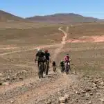 Gravel bike in Morocco through traditional Amazigh villages in the High Atlas Mountains